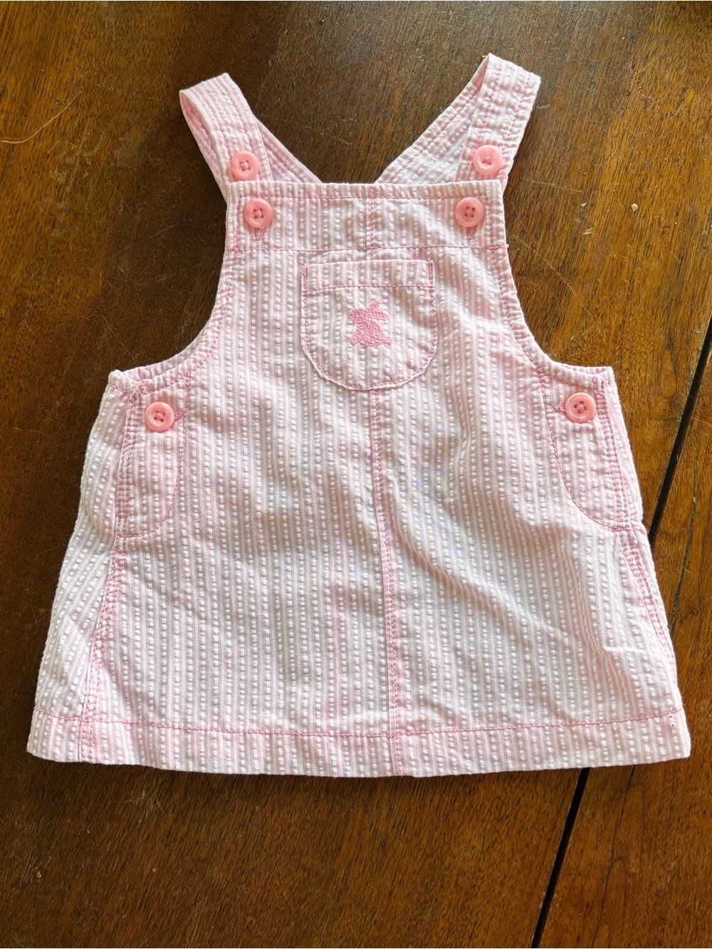 Carter's Light Pink Striped Baby Dress